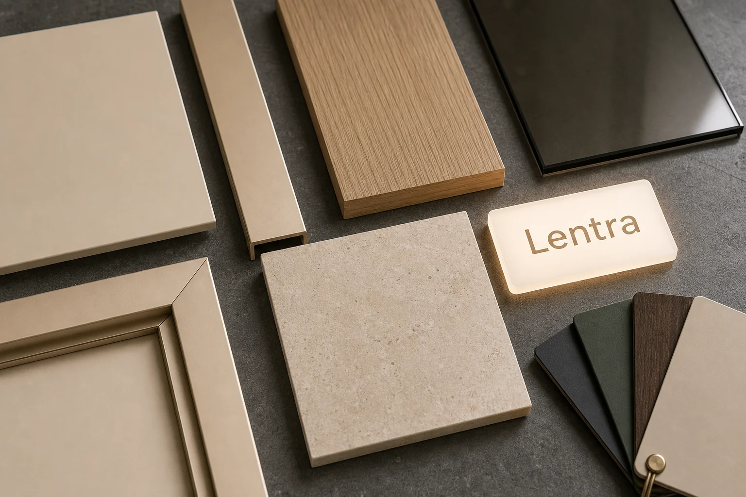 Lentra architectural material and finish board