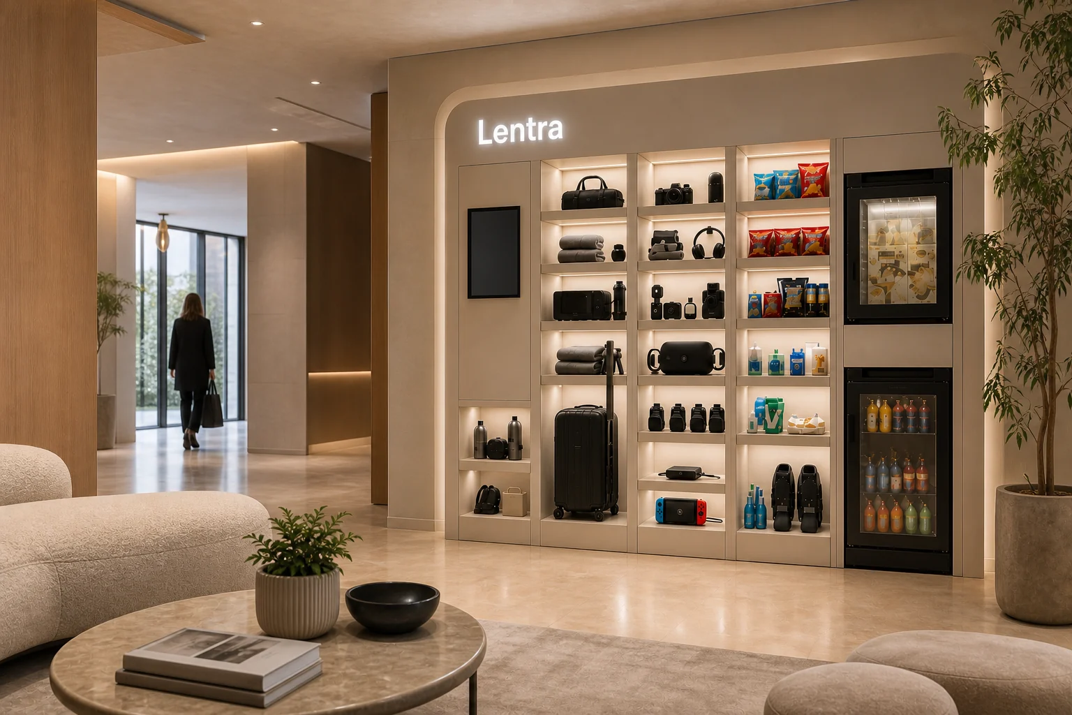 Lentra integrated into a premium residential amenity space